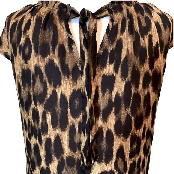 Joe Fresh Leopard Print Blouse - Picture 3 of 6